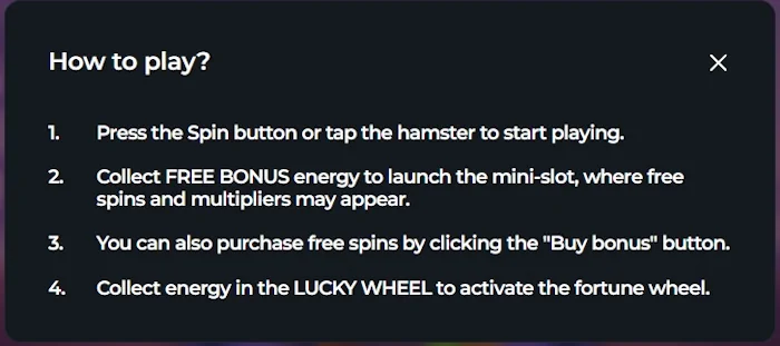 HamsterRun_how to play